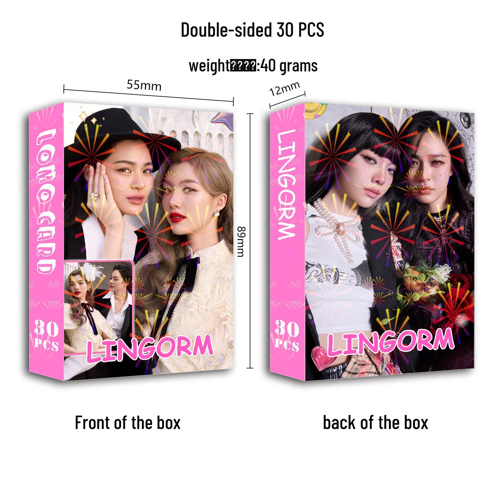 Lingorm Taixing 30 Double-Sided Star Support Photo Cards: Bestselling Omo Cards in Stock