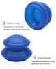 Enhanced Silicone Gourd Cupping Device for Deep Tissue Massage and Moisture Absorption