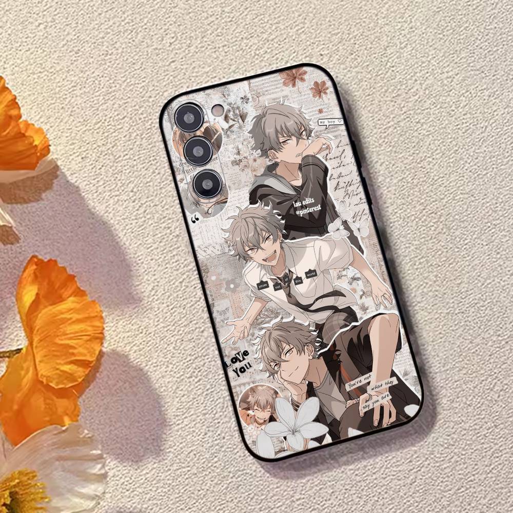 Game Ensemble Stars O-Ogami Koga Phone Case For Samsung Galaxy A73,A72,A71,A70,A53,A52,A51,Soft Silicone Black Cover