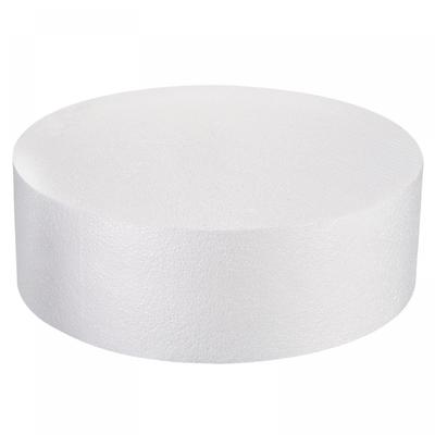Uxcell Round Foam Cake Dummy 10cm X 30cm Round Dummy Cake Set for Wedding Cakes, Birthday Cakes, Crafts, and Window Displays