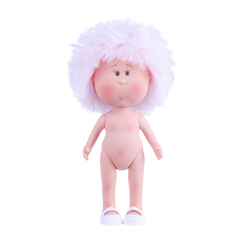 Adorable 24cm Plastic Potato Doll for Kids Creative Play Safe Easy Clean Home Decors Toy for Children Over 3 Years Old