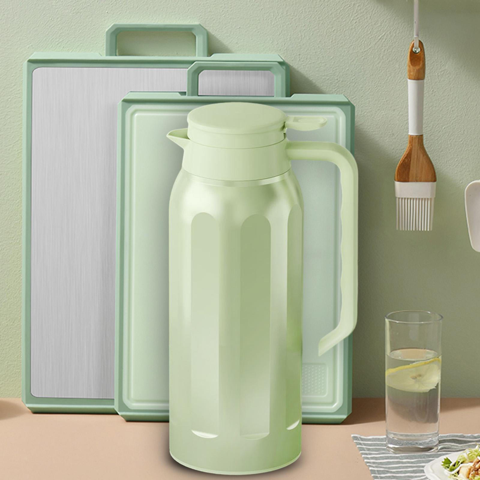 

1,5 л изолированный вакуумный чайник для чая и кофе, дизайн из нержавеющей стали для использования в помещении и на открытом воздухе зелёный