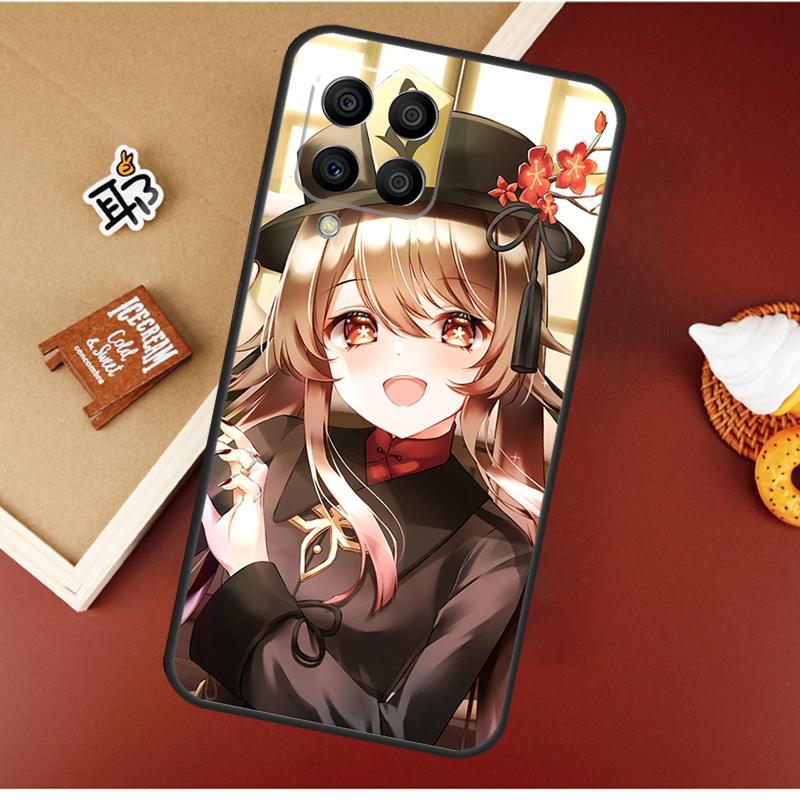Genshin Impact Zhongli Hutao Case For Samsung Galaxy M51 M31 M21 M11 M16 M36 M56 M53 M12 M32 M52 M15 M35 M55 M14 M34 M54