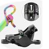 2pcs Titanium Bolts Bicycle Disc Brakes Caliper Lightweight Mounting Screws Road MTB Disc Brake Pad Bolts with Fixing Clip