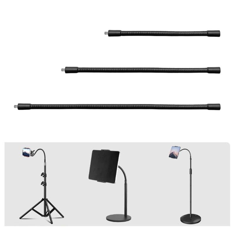 Metal Handheld Tripod Mount Monopod Extension Rod Tripod Poles 1/4iinch Female Threaded to Male Threaded for Tripod