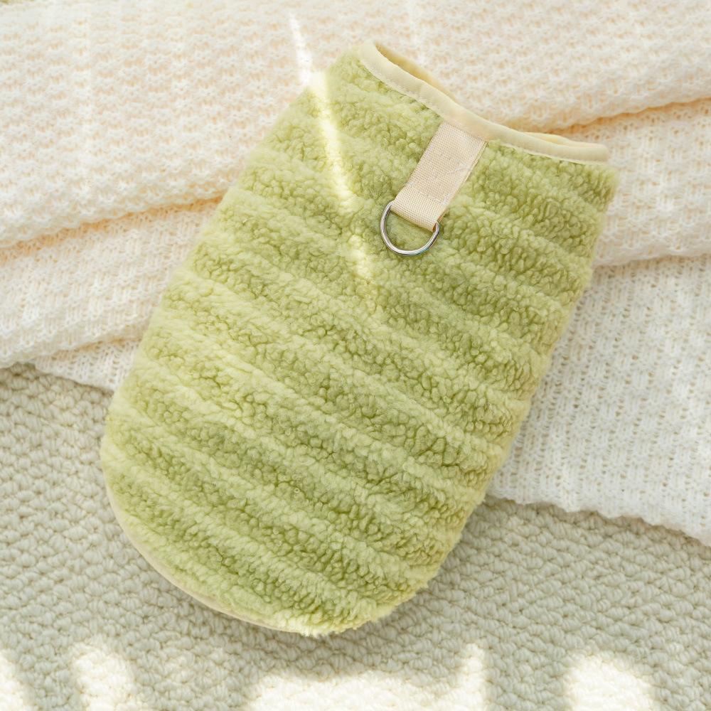 Pet Clothes Plush Double Layer Cat Dog Universal Cold Protection Cat Warm Small Dog Dog Supplies Teddy Bear