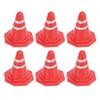 50Pcs Mini Traffic Cone Toys Miniature Traffic Cones for Kids Children RC Remote Control Car Football Training