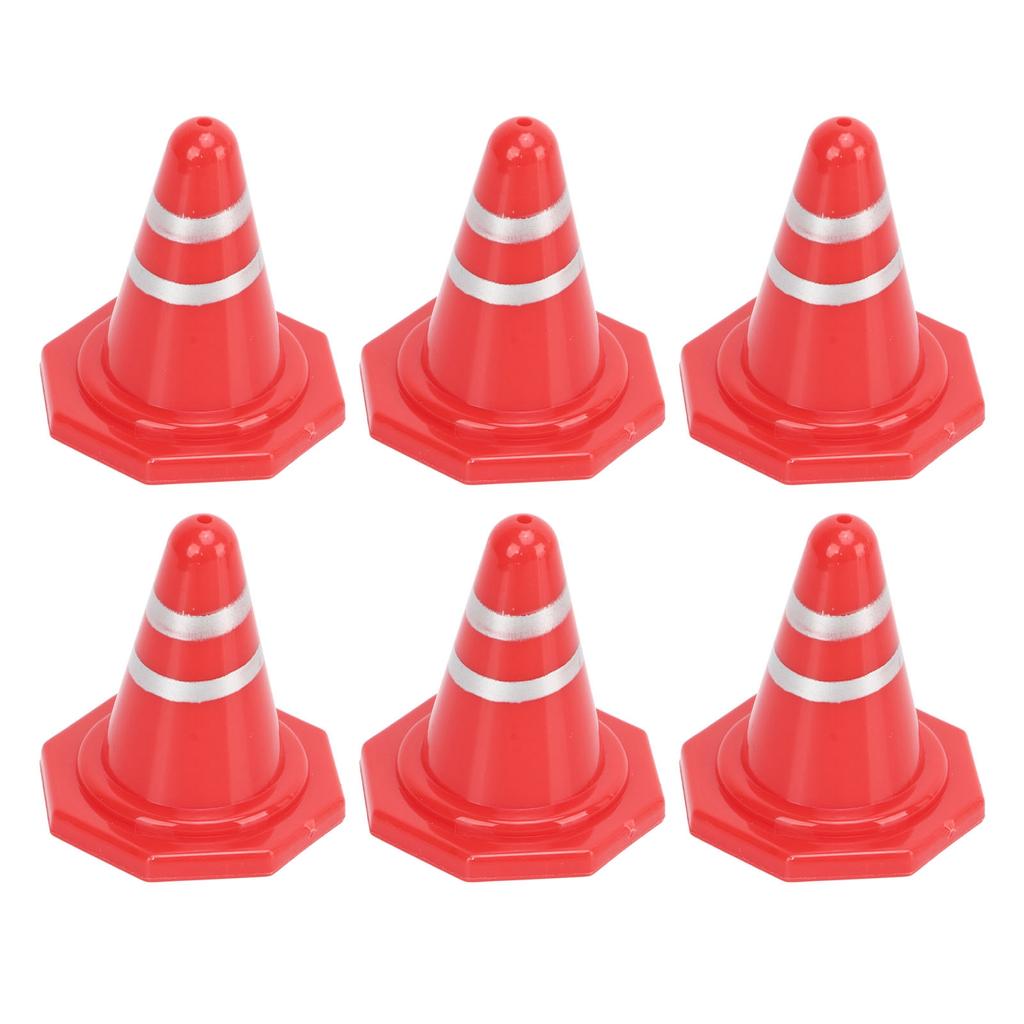 50Pcs Mini Traffic Cone Toys Miniature Traffic Cones for Kids Children RC Remote Control Car Football Training