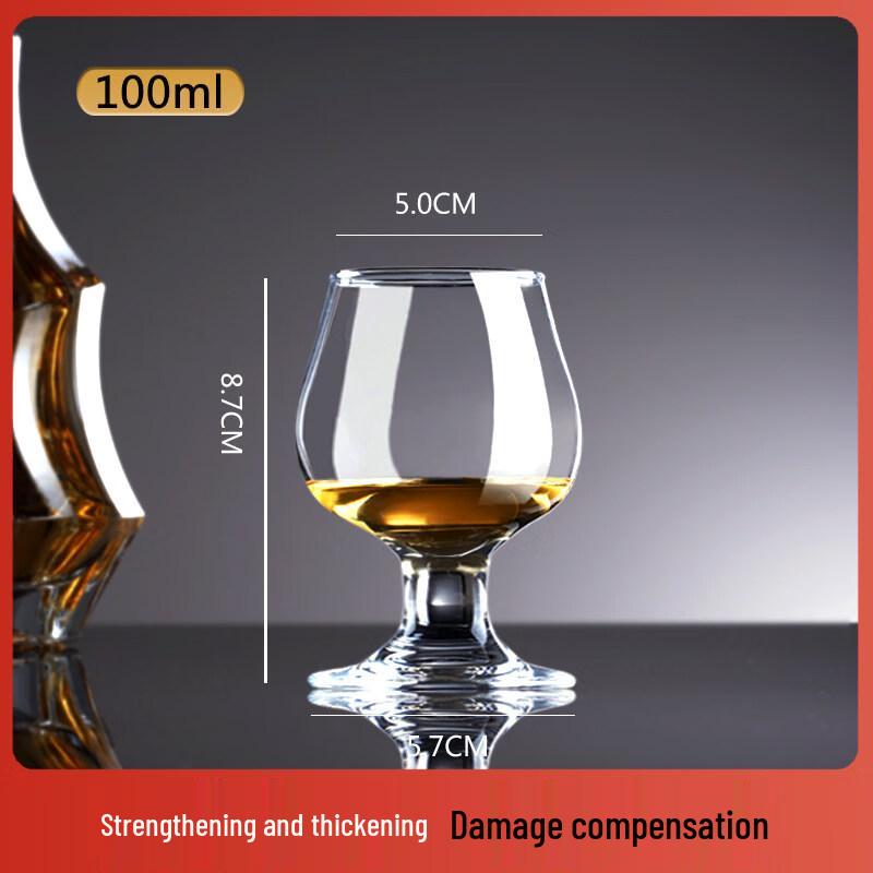 ZISIZ Crystal Glass Brandy Snifter