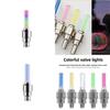 Bicycle Valve Cap Lights With Led Illumination For Cycling Accessories And Safety