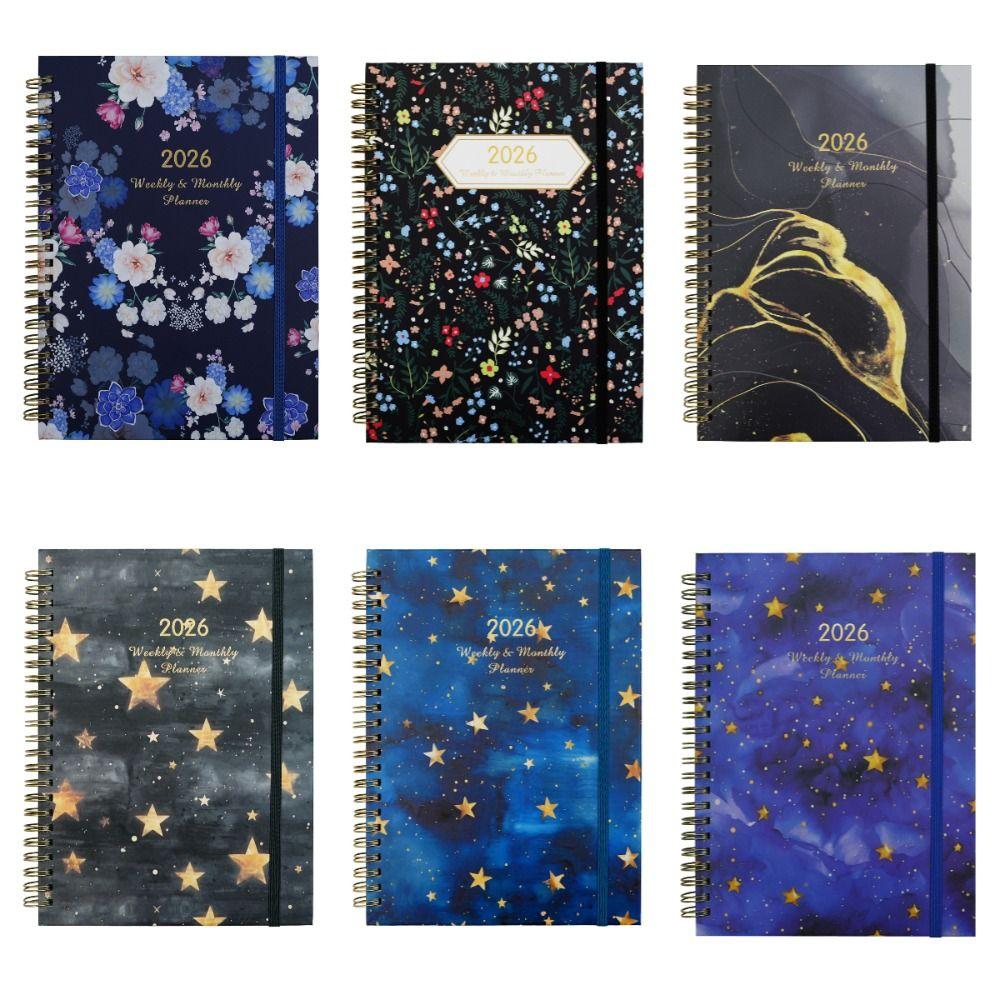 Wear-resistant A5  Agenda Planning Notebook English To-do List Notebook  Stationery