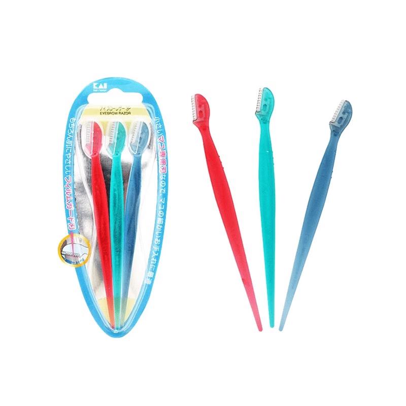 KAI Mini Safety Eyebrow Razor (3-Pack)