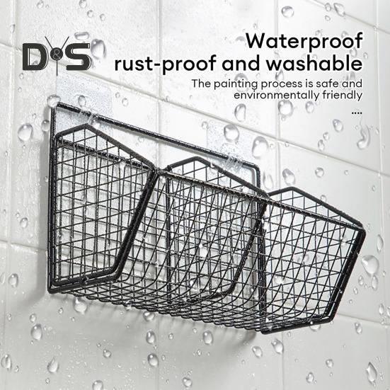 Coș de depozitare montat pe perete, design gol, puternic, portant, ușor de instalat, organizator de legume și ceapă, suport de depozitare