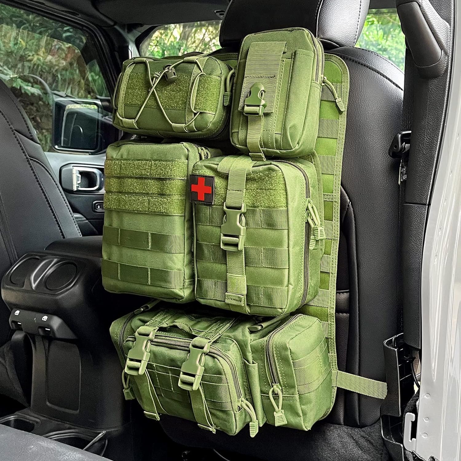 

MGC Car Seat Back Car Car Tissue Convenient Back Seat Storage Removable Storage Tactical Car Seat Back Organizer Pocket, Accessories, Case, Bag,