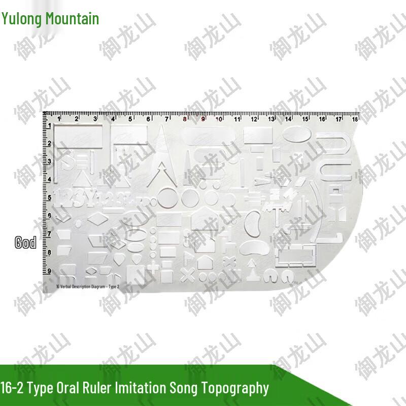 Multifunctional Topographic & Tactical Command Ruler