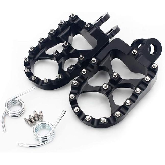 TOFR DRZ400 SM 2000-2024 Footpegs for Suzuki RM125 RM250 1991-2006 RMX250 1993-1999