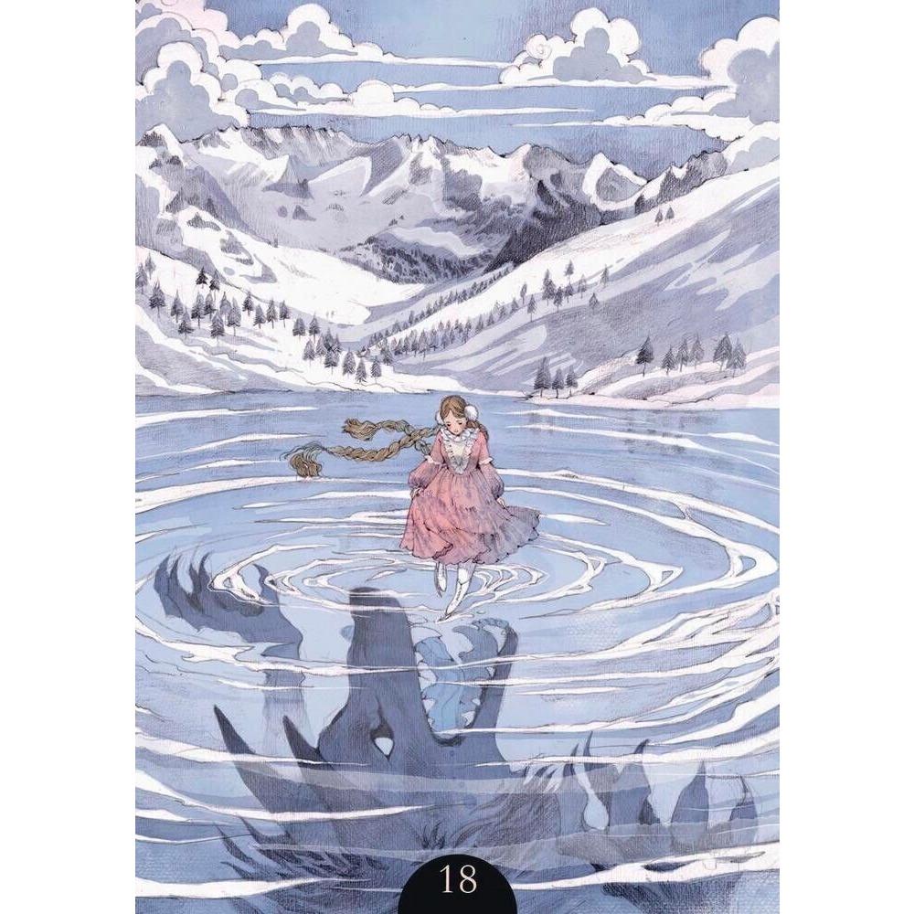 Loputyn Orakeldeck, 36 Karten, eine Mischung aus Mysterien und Märchenanspielungen, 10,4 x 7,3 cm