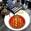 Custom Name,Galatasaray S.K pattern round rug,Carpet Rug for Living Room Bedroom Playroom ,Non-slip Floor Mat,Holiday Gifts and Birthday Gifts.