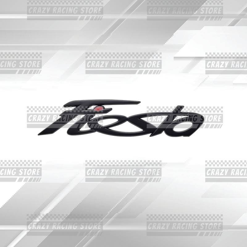 

1Pc Metal 3D Fiesta Car Badges Rear Trunk Emblem Stickers Body Decals Lettering Decor Styling For MK2 MK3 MK4 MK5 ST Line