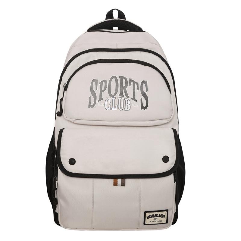 Sports Backpack Large Capacity Multifunctional Wear-resistant Water-repellent Student Travel Schoolbag