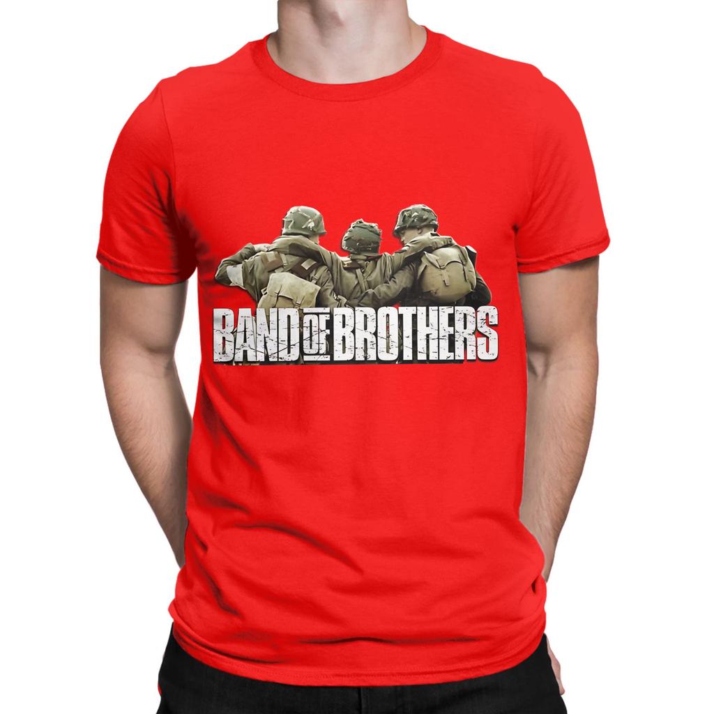 Band of Brothers bianco Divertente 100% Cotone Maglietta Band of Brothers Top Magliette Per Unisex