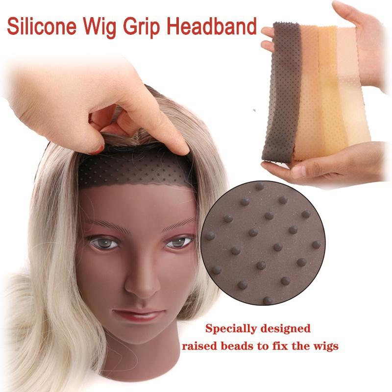 Buy Non Slip Wigs Strip Grip Headband Adjustable Silicone Wig Headband