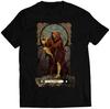 Oro Street Fighting Tarot Card Premium Unisex T-shirt (Vectorized Design)