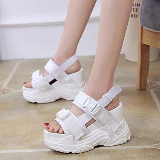 Platform Sports Sports Easy To Walk In [D.IIZOO] Women's Sandals, Sandals, Sandals, Summer, Anti-Slip, Sandals, Velcro, Sports, Women's Shoes,