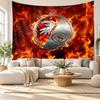 SC Freiburg FC Wall Tapestry, Soft Fabric Wall Hanging, Decorative Backdrop For Bedroom Home Wall Art