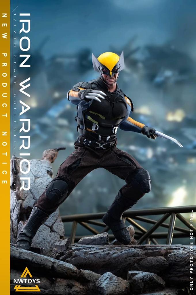 Nwtoys Male Wolf Movable Action Figure Body Head Costume Accessories Finished Product "AC" 1/12