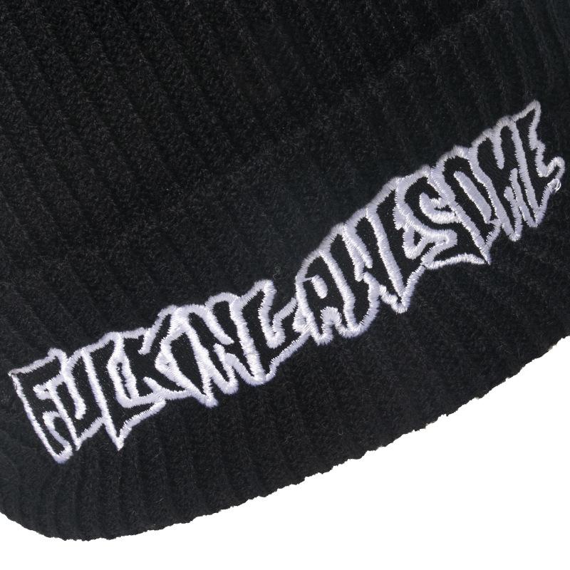 Pure cotton wool hat men's warm winter double-layer velvet knitted hat children's Korean version fashion ear protection bag head hat winter hat men