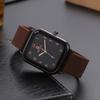 Rectangle Business Casual Men'S Watch Student Fashion Trend Silicone Strap Quartz Watch Men