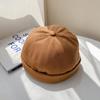 Cotton Men Women Skullcap Dome Bucket Cap Fashion Melon Docker Cap  Outdoor