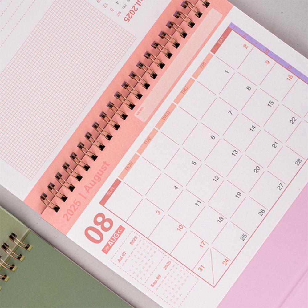 Creative Desktop Calendar 2025 Standing Flip Calendar Simple 2024-2025 Calendar  Gifts