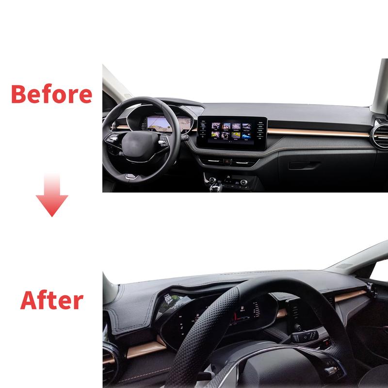 Fit for Skoda Fabia  2024 2025 2026 Dashmat Dashboard Cover Pad Protective Carpet DashMat Sunshade Car Accessories
