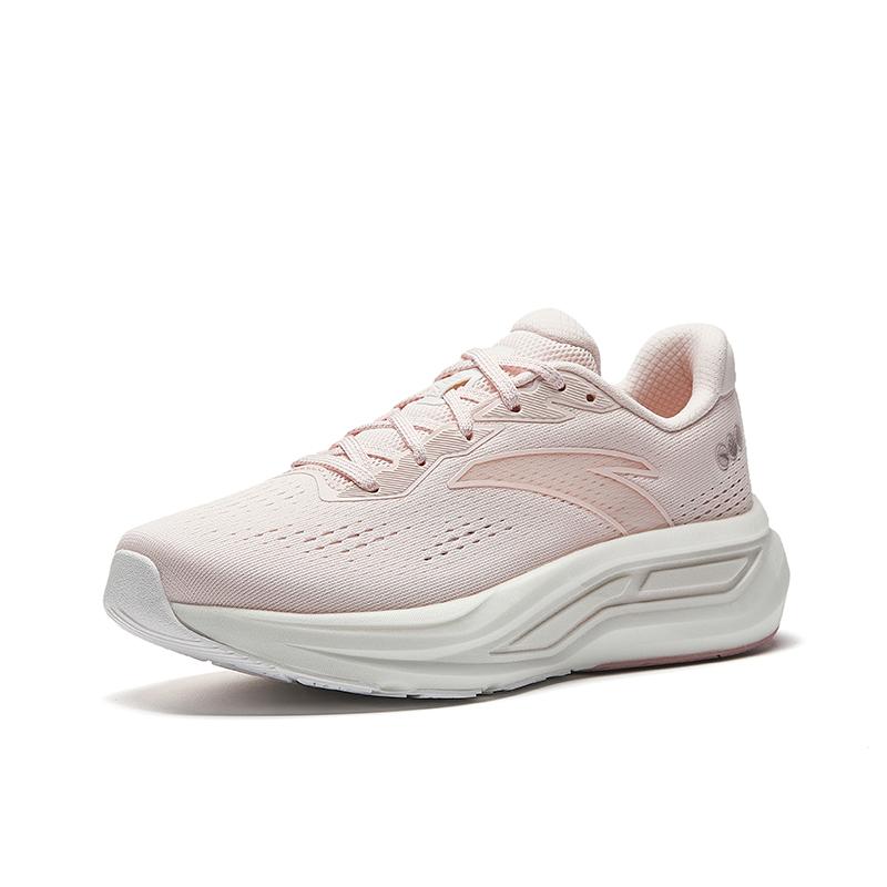 New Anta Cushioning And Breathable Low Top Casual Running Shoes Women's Pink 122535555-6