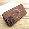Faux Leather Retra Case For iPhone 17 Air 16 15 14 13 12 11 Pro Max 16Pro 15Pro 14Pro Magsafe Mag Safe Wireless Charge Cover