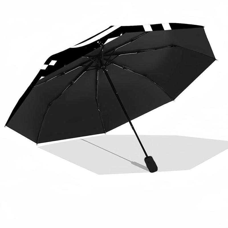 Al Ahly FC Umbrella with Automatic Open/Close & Self-8-Rib Heavy-Duty Umbrella, Compact Travel Umbrella Suitable for Outdoor