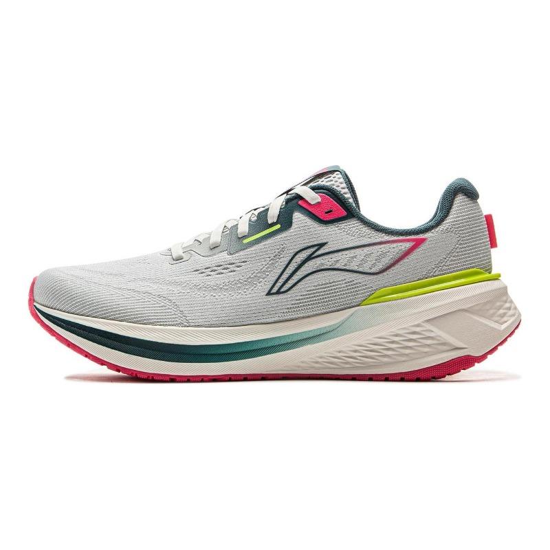 Li-Ning Wuyue 3.0 Mens Low Top Running Shoes Light Gray Lime ARSV023-3 39