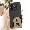 Phone Case For Honor X5C Plus 2025 New Fashion Black Cat Cartoon Dragon Animals Pattern Bumper Honor X5C Soft Liquid Silicone