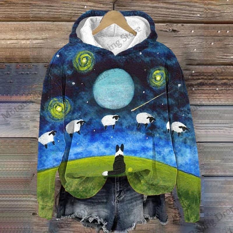 Women Hoodies Dragonfly Floral 3d Print Hoodie Women Fashion Oversized Hoodie Sweatshirt Women Sweats Long Sleeve Hoodie Falls