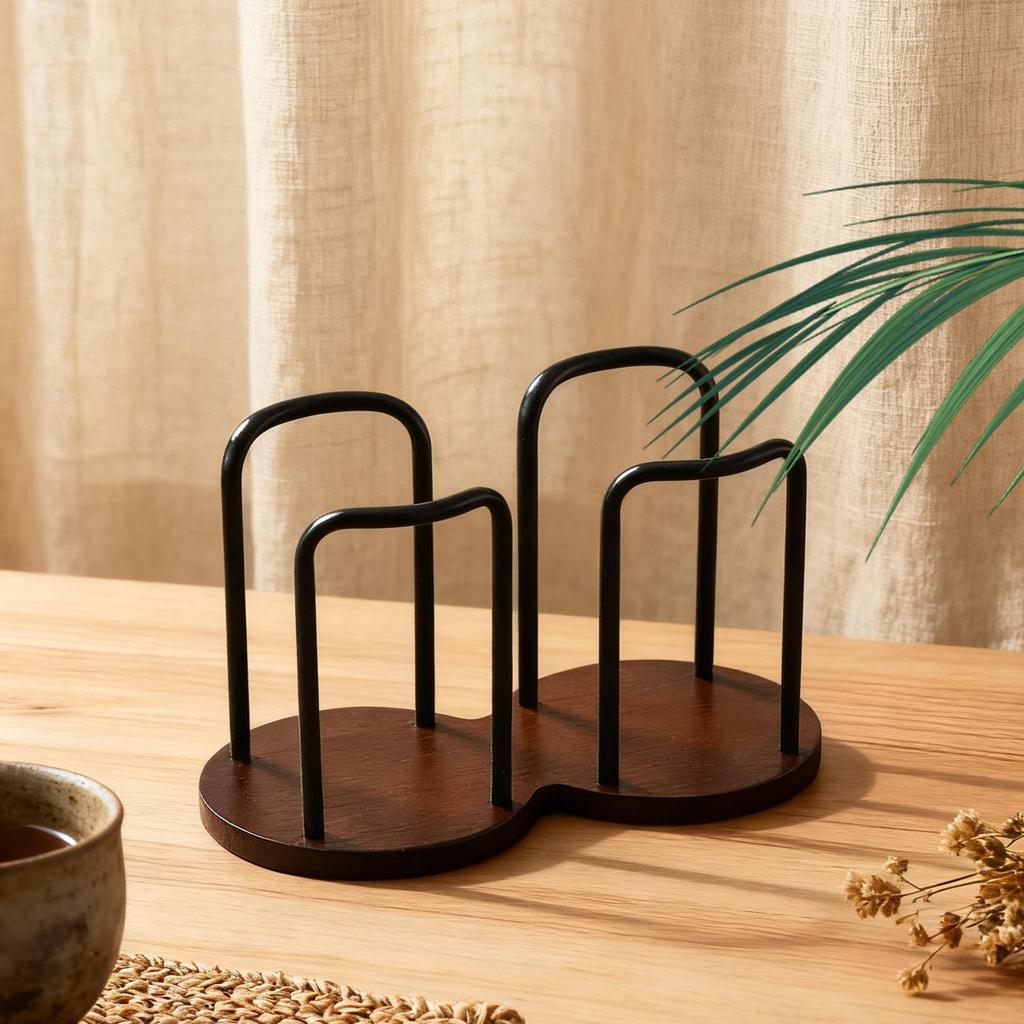 Cup Organizer for Kitchen Cabinets Space Saving Rack Water Bottle Organizer for Family Friends Women Kitchen Dining Home Wall