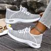 Fashion Women's Breathable Knitted Socks Sneakers Comfortable Casual Sports Shoes for Women 2025 Spring Autumn Lightweight Running Shoes