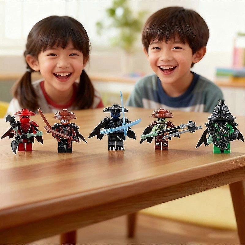 5pcs Nin Jago Forbidden Five Minifigur Baustein Set Spielzeug Figure Kids Gift