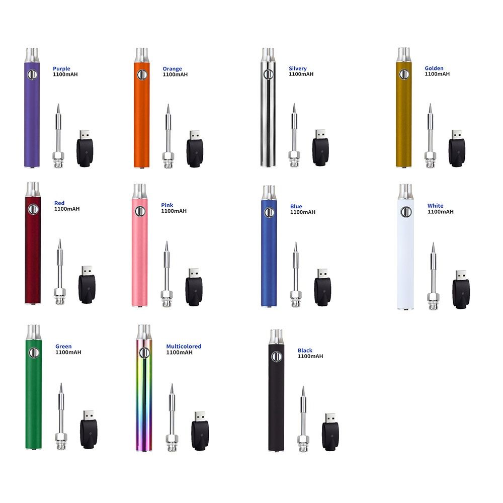 Adjustable Temperature Electric Soldering Iron 1100mAh Battery 3 Gear Welding Tool Kit Pen Rechargeable 510 Thread Heat Tips