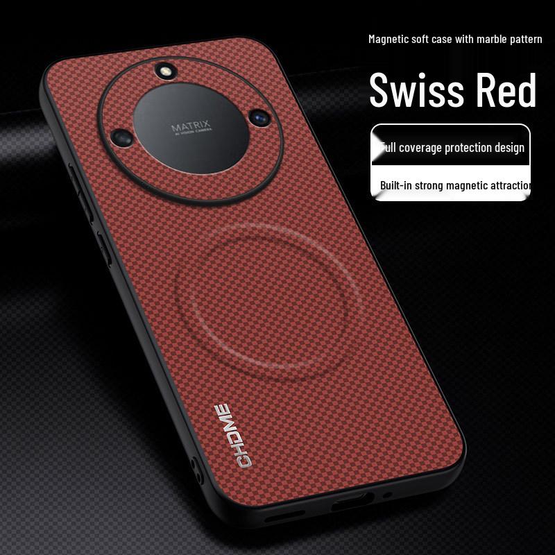 Honor X40/X40i Protective Case: Full Coverage, Anti-drop, High-end Design with Magnetic Buckle & Textured Finish