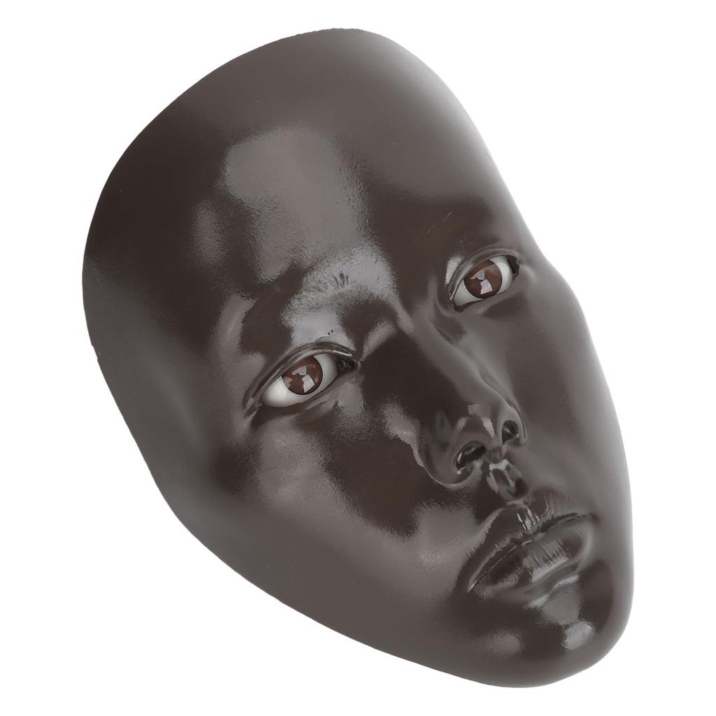 Makeup Practice Face with Plastic Stand 5D Silicone Full Face Makeup Practice BoardReusable