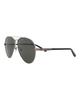 Sunglasses Asian Fit GG1288SA 001 Size 61 Interlocking G Teardrop Shape Unisex Interlocking GG [Gucci] Men's Women's