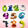 Haute Qualité 10 Pièces 0-9 Qualité Supérieure Chiffres Premium Qualité Supérieure Lore Peluche Haute Qualité Jouet Personnage Première Classe Poupée Haut de Gamme