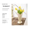 Cream Style Lace Ceramic Vase - Luxury Decor for Living and Dining Rooms